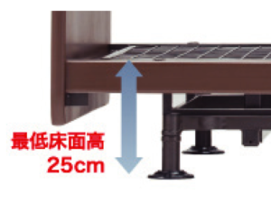 高さを調整できる昇降タイプ